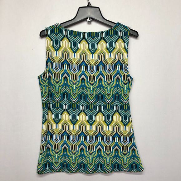 CK Calvin Klein Women Sleeveless Blouse Top Shirt Size Large B227 -19 - Picture 10 of 13